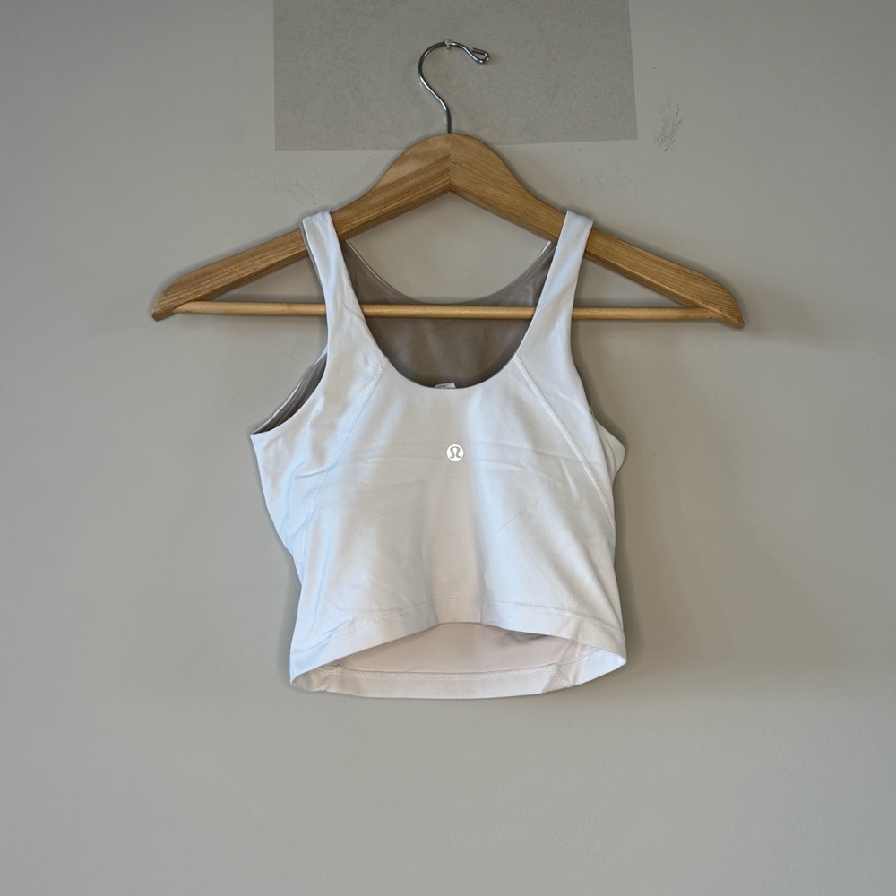 Lululemon ๐ Align High-Neck Tank Top Light Support - White - Picture 9 of 11
